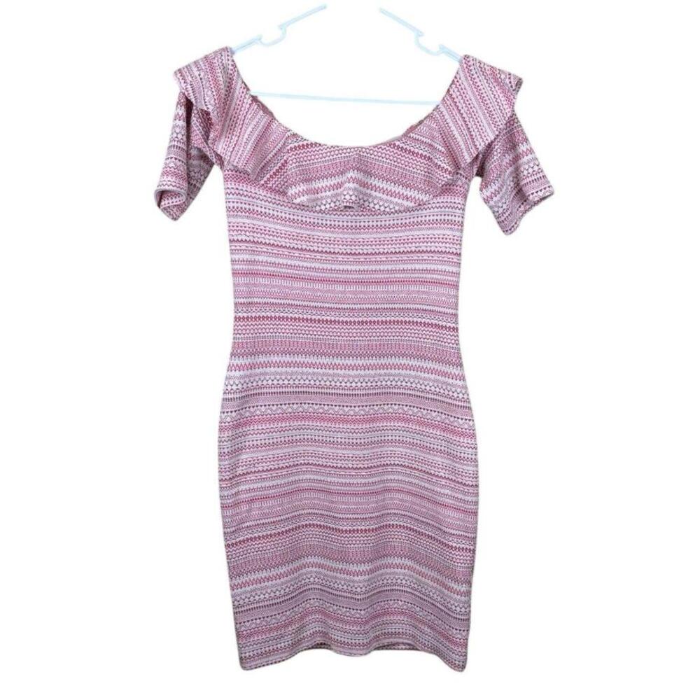 Amanda‎ Uprichard Revolve Barbie Pink Off-Shoulder  Mini Dress | Size S Small